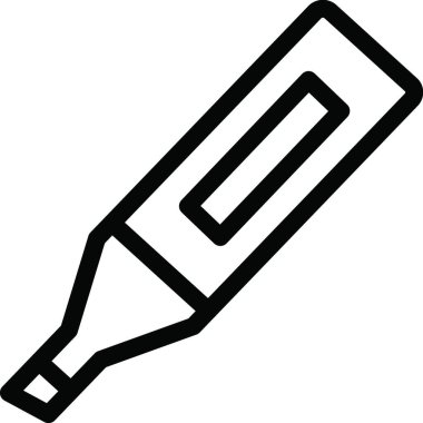 İşaretleyici simgesi, vektör illüstrasyonu