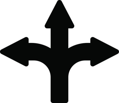 yol, basit vektör illüstrasyonu