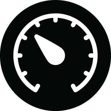gauge web simgesi vektör illüstrasyonu 