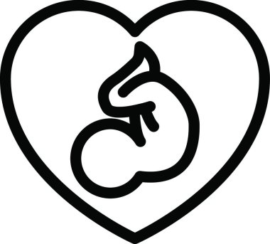 hamilelik, basit vektör illüstrasyonu