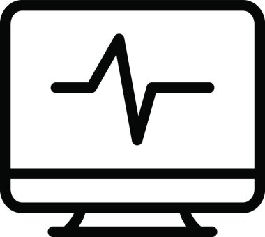 Ekran darbeleri, basit vektör illüstrasyonu