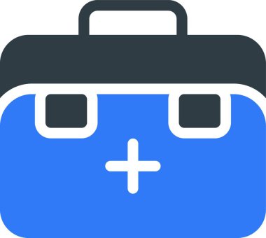 Tıbbi malzeme, basit vektör illüstrasyonu