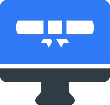 derece simgesi, vektör illüstrasyonu 