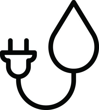 Eko enerji, basit vektör illüstrasyonu