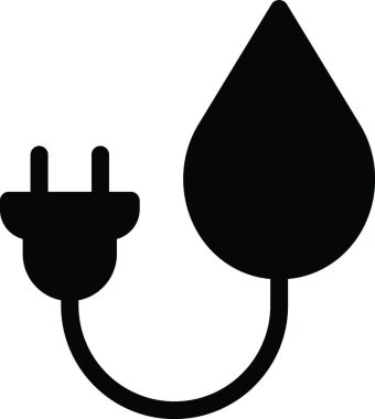 Eko şarj aleti, basit vektör çizimi