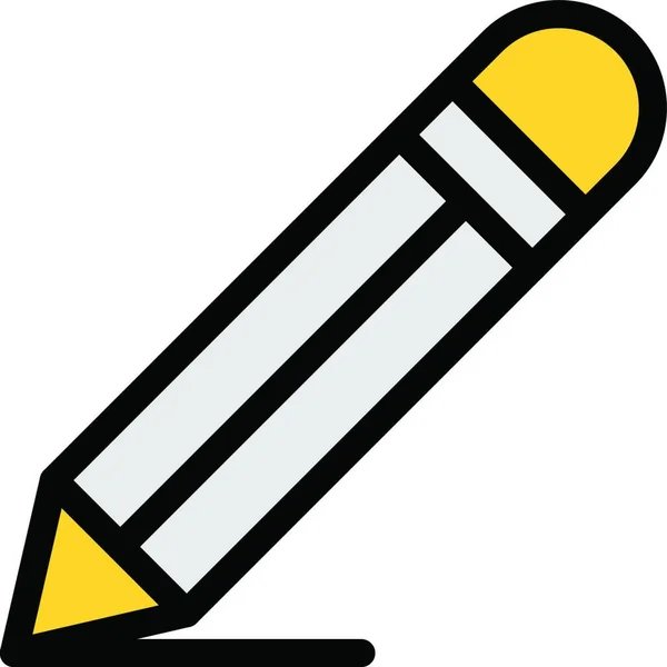 Ukázka Vektoru Webové Ikony Tužky — Stockový vektor