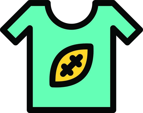 Camisa Rugby Ícone Web Ilustração Vetorial —  Vetores de Stock