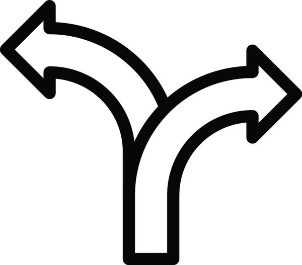 Flecha Ilustración Vectorial Simple — Vector de stock