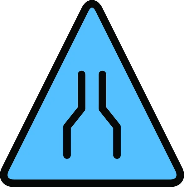 Verkehrszeichen Web Icon Vektor Illustration — Stockvektor