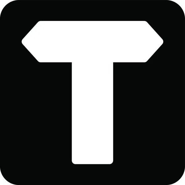 Verkehrszeichen Symbol Vektor Illustration — Stockvektor
