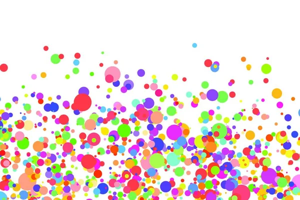 Fond Multicolore Clair Texture Colorée Avec Des Cercles Bannière Effet — Image vectorielle