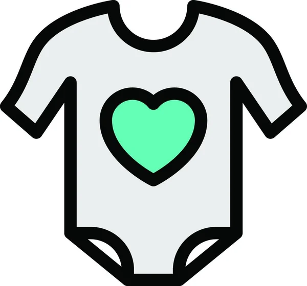 Κοστούμι Μωρό Απλή Διανυσματική Απεικόνιση — Διανυσματικό Αρχείο