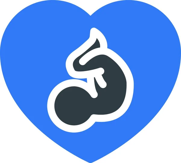 Εγκυμοσύνη Απλή Διανυσματική Απεικόνιση — Διανυσματικό Αρχείο