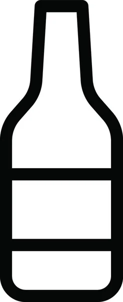 Flaschensymbol Vektorillustration — Stockvektor