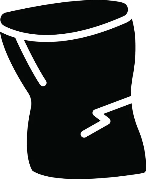 Ikona Plastikowej Torby Ilustracja Wektora — Wektor stockowy