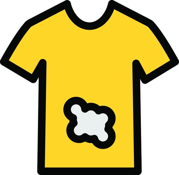 Ícone Camisa Manchas Ilustração Vetorial —  Vetores de Stock