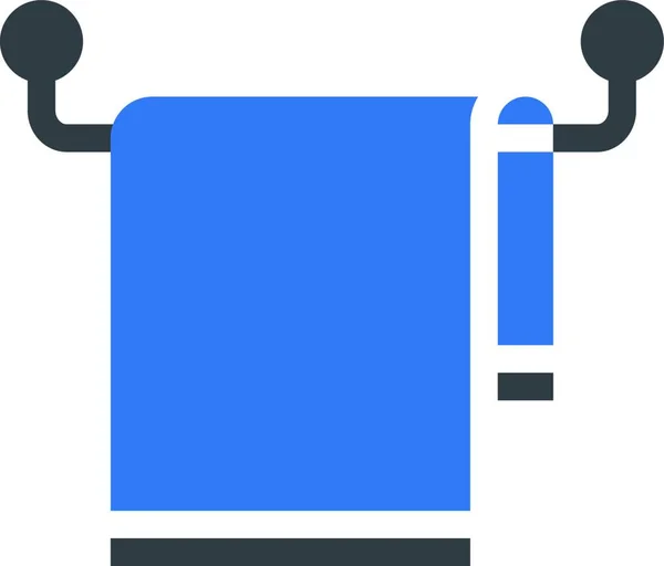Towel Icon Vector Illustration Simple Design — Stock Vector