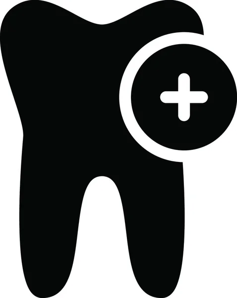 Zahnmedizin Web Symbol Vektor Illustration — Stockvektor