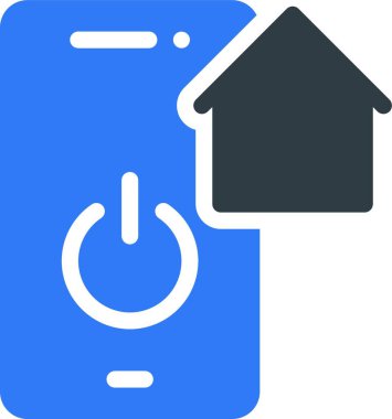 Mobil kutsal kişilerin resmi, vektör çizim