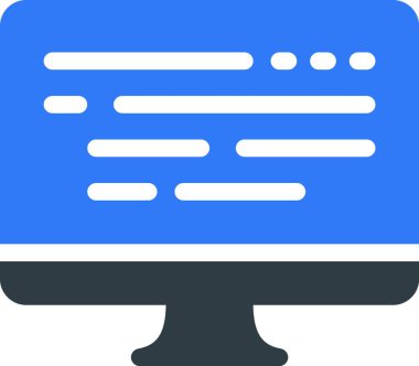 Bilgisayar web simge vektör çizim