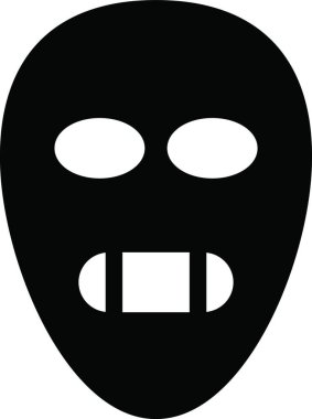 kafatası web simgesi vektör illüstrasyonu