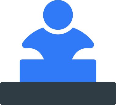 heykel simgesi vektör illüstrasyonu