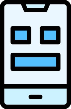 mobil simge vektör illüstrasyonu