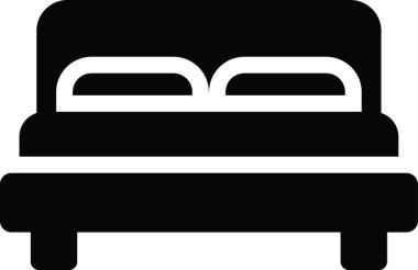 yatak ağı ikonu vektör illüstrasyonu