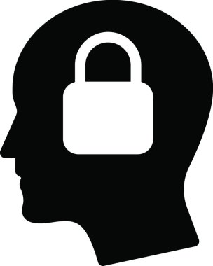 asma kilit web simge vektör çizim