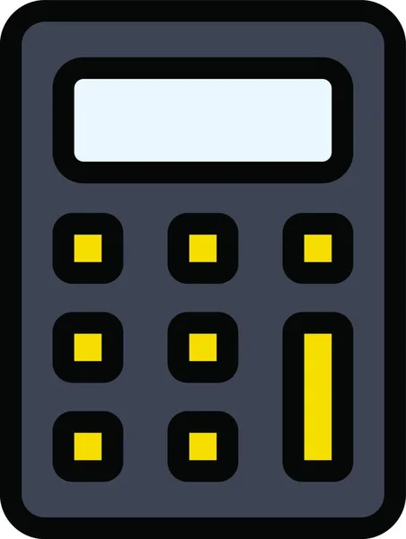 Calculator Eenvoudige Vector Illustratie — Stockvector
