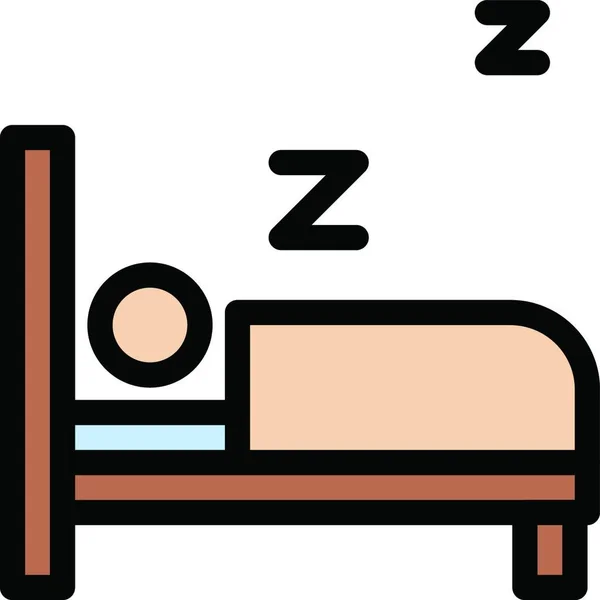 นอนหล ภาพเวกเตอร ายๆ — ภาพเวกเตอร์สต็อก
