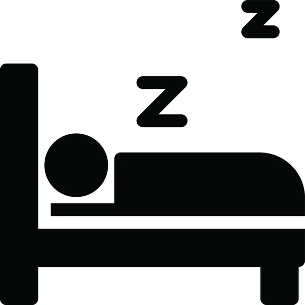 Schlaf Web Icon Vektor Illustration — Stockvektor