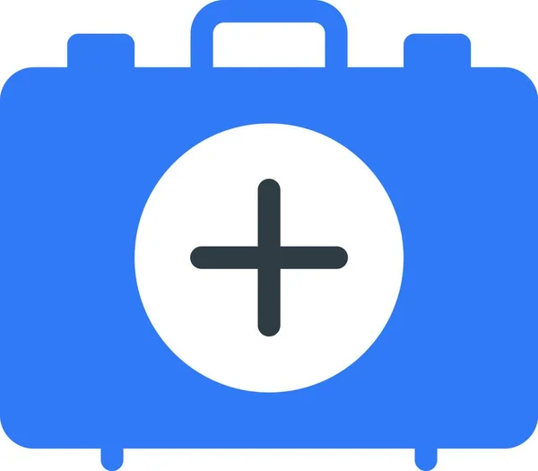 Medical Box Icon Vector Illustration — Vetor de Stock