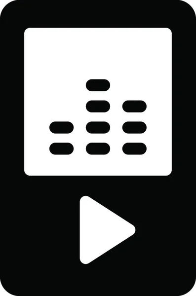 Latidos Audio Icono Web Ilustración Vectorial — Vector de stock