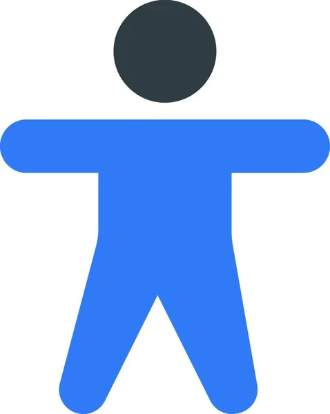 Ikona Osoby Ilustracja Wektora — Wektor stockowy