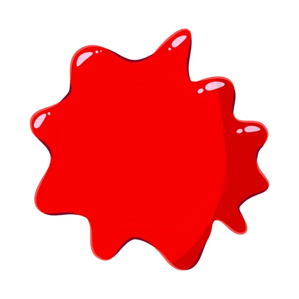 Punainen Veri Kuvake Kuvake Vektori Kuva — vektorikuva