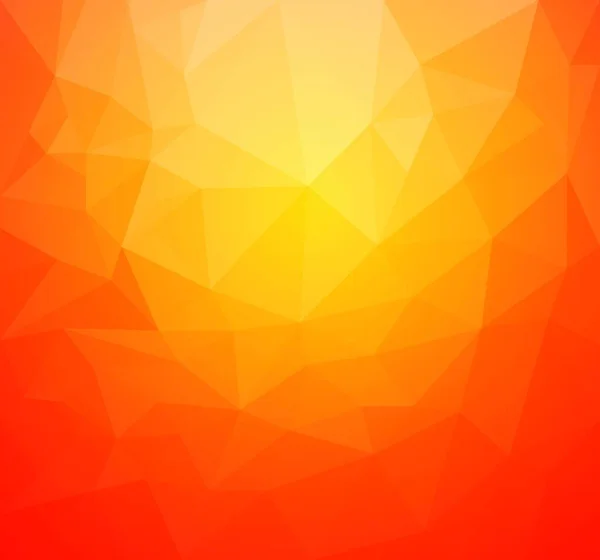 Geometric Orange Vector Illustration — Stock Vector