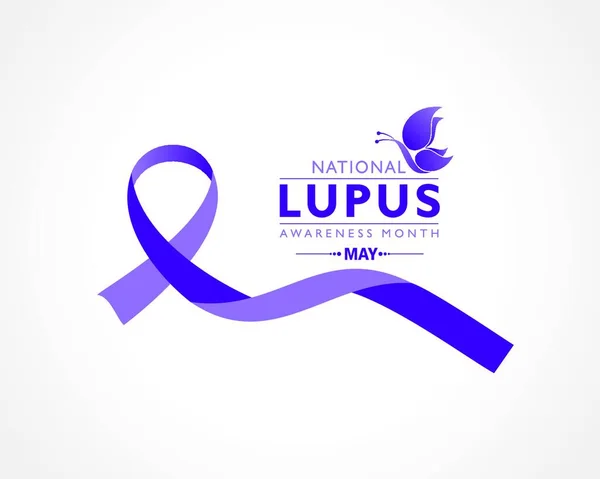Lupus Awareness Month Observed May — Vector de stock