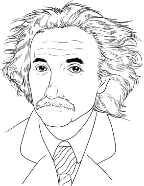 Albert Einstein 'ın çizimi