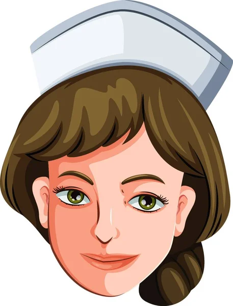 Медсестра Графическая Векторная Иллюстрация — стоковый вектор