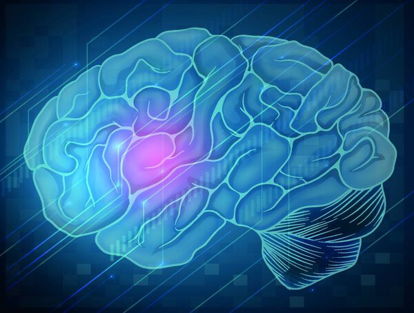 иллюстрация боли в мозгу