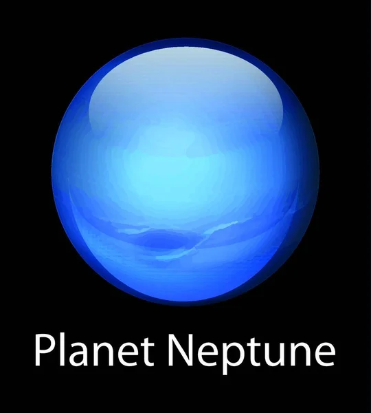 Иллюстрация Планеты Нептун — стоковый вектор