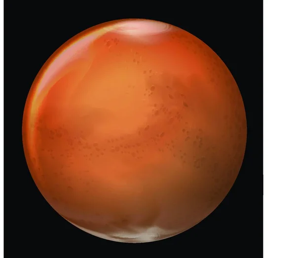 Ilustrații Despre Marte — Vector de stoc