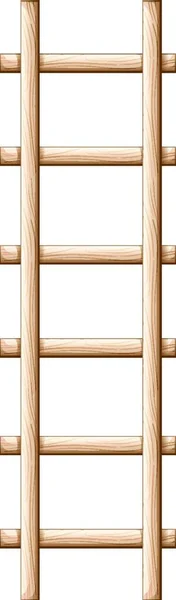 Illustration Wooden Ladder — Stock Vector