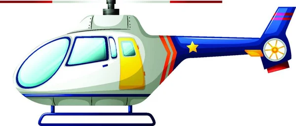 Ilustração Helicóptero — Vetor de Stock