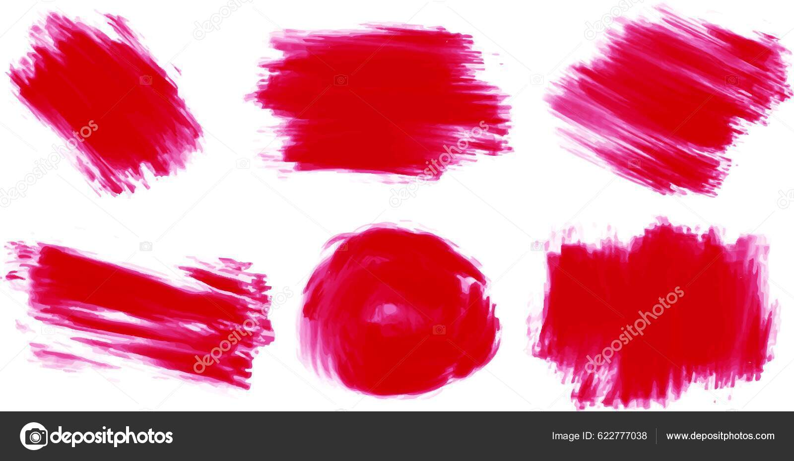Red Paint Beautiful Vector Illustration Stock Vector by ©YAY_Images