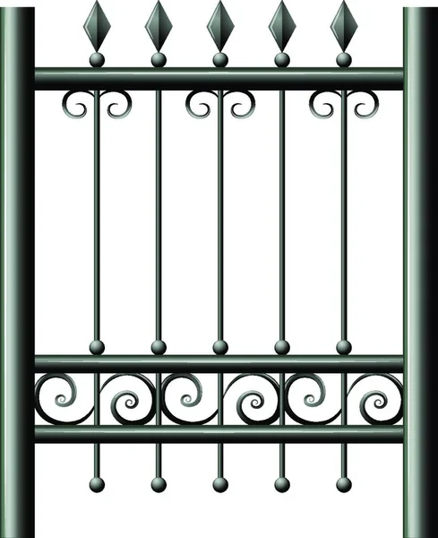 Una Puerta Ilustración Vectorial Gráfica — Vector de stock