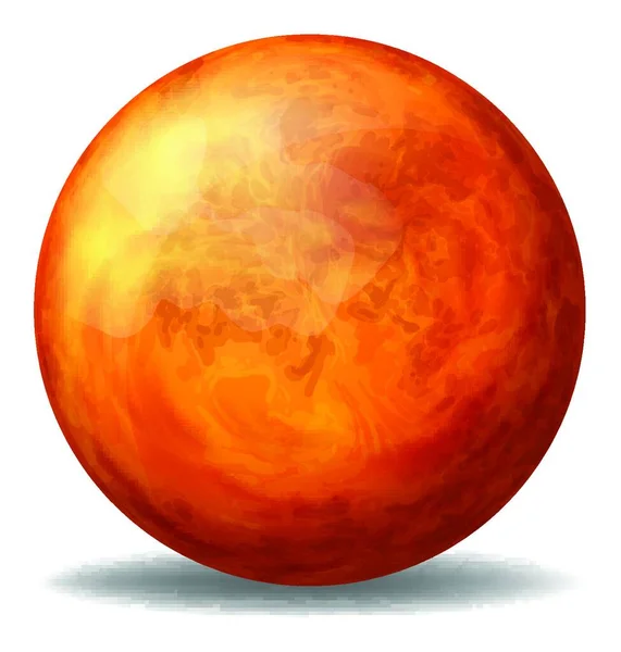 Orange Boll Vektor Illustration — Stock vektor