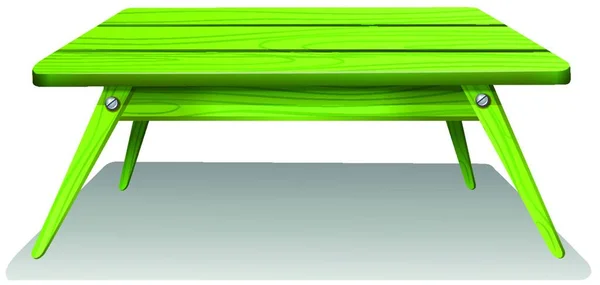 緑のテーブルWebシンプルなアイコンイラスト — ストックベクタ