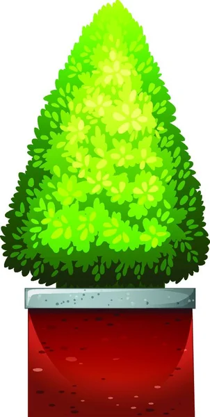 Зеленое Растение Простая Иконка — стоковый вектор